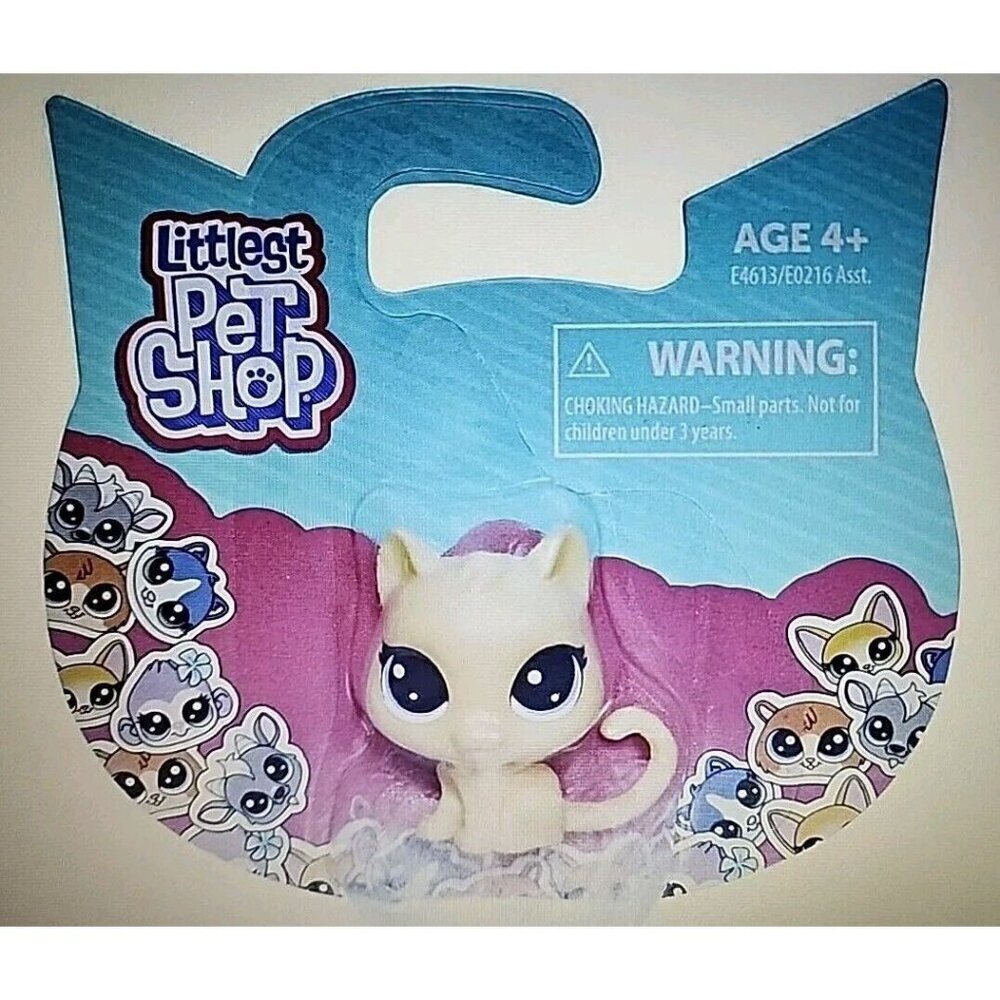 Littlest Pet Shop Mini Kitty Hasbro 2018 Yellow New in package ages 4+